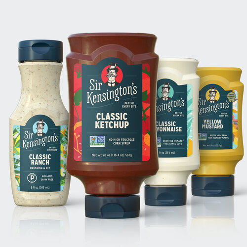 Condiment Package Design for Sir Kensington's