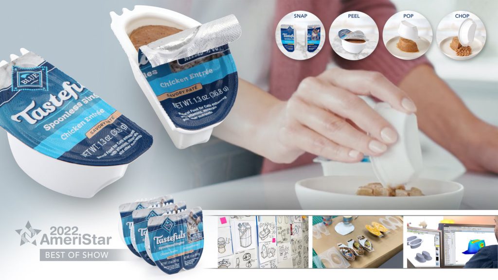 blue buffalo pet food package design
