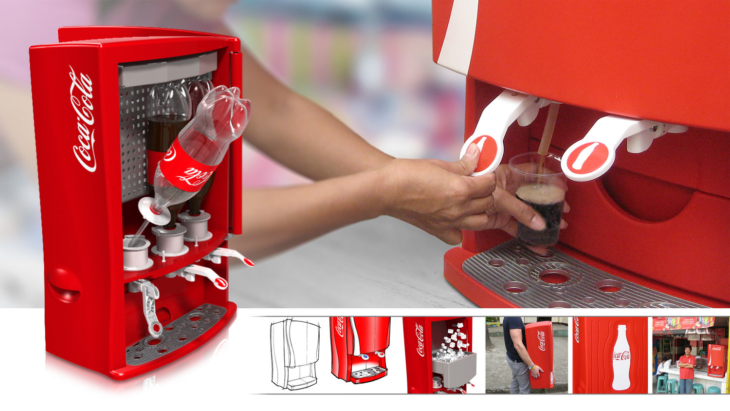 photo of Coca-Cola Splash Bar product design