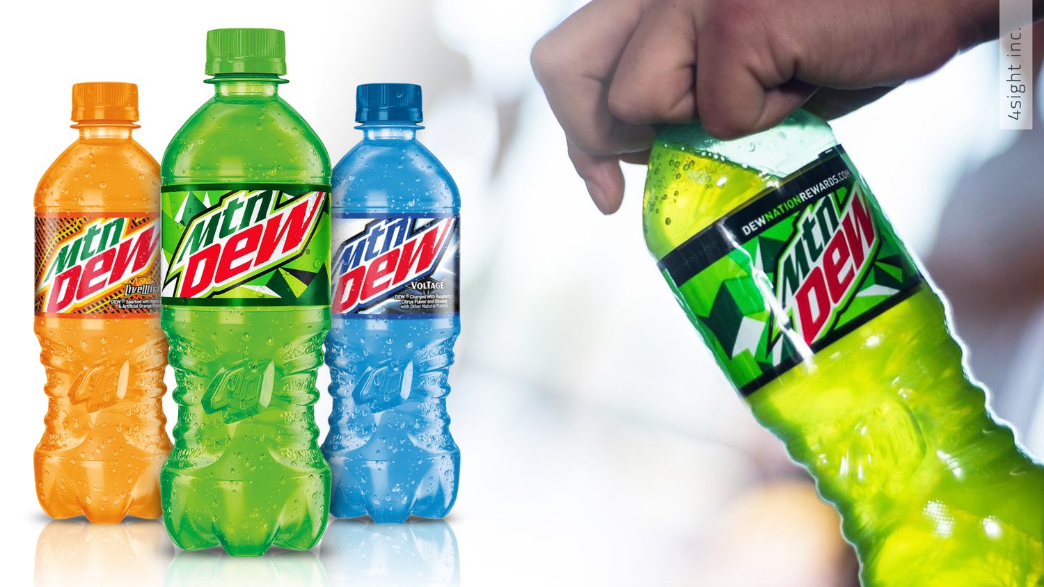 photo of Mountain Dew packaging design update