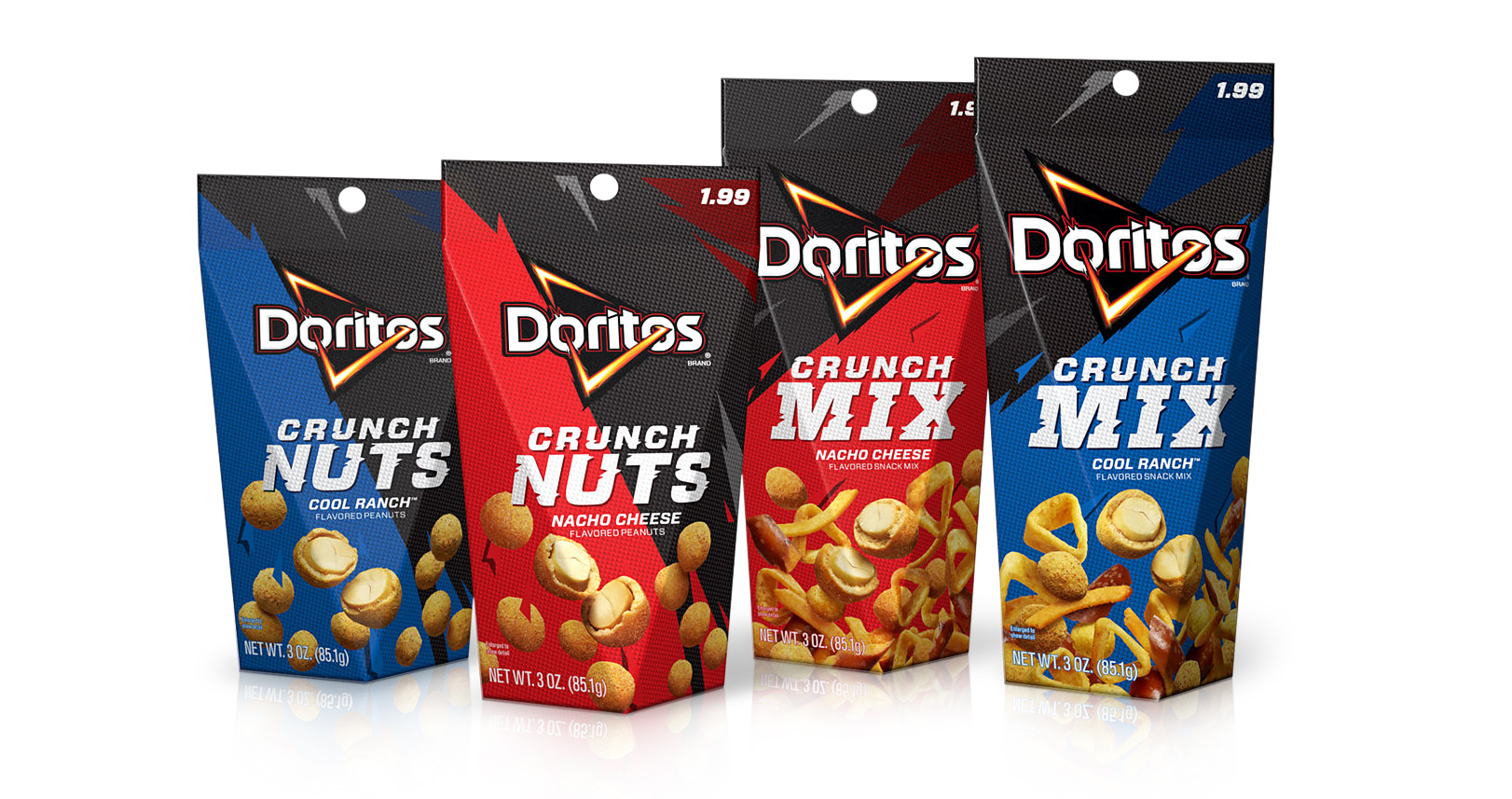 photo of Doritos Nuts & Mix package design