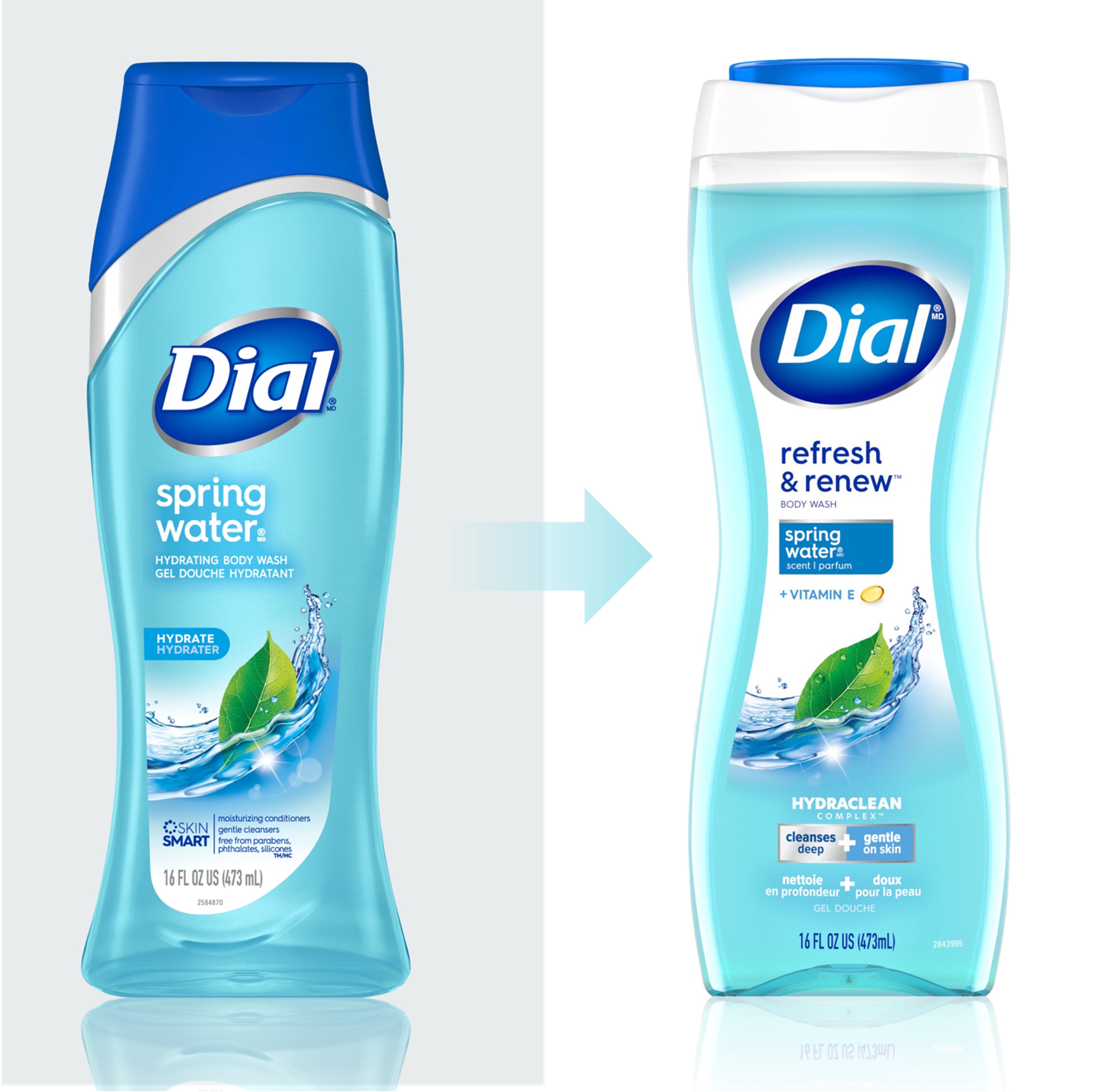 photo of Dial Body Wash package redesign